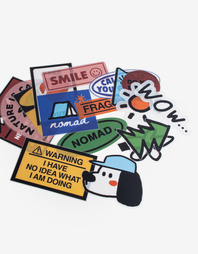 Viajes Varios Set De Stickers Para Equipaje. - Combinacion Multicolor