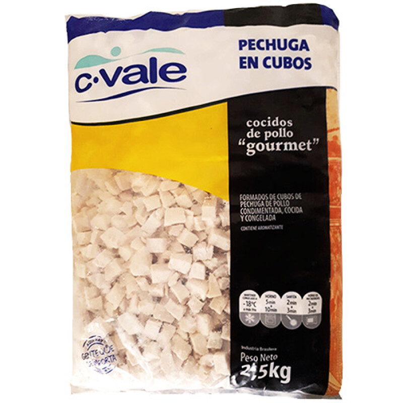 Pechuga en Cubos CVALE - 2,5 kg Pechuga en Cubos CVALE - 2,5 kg