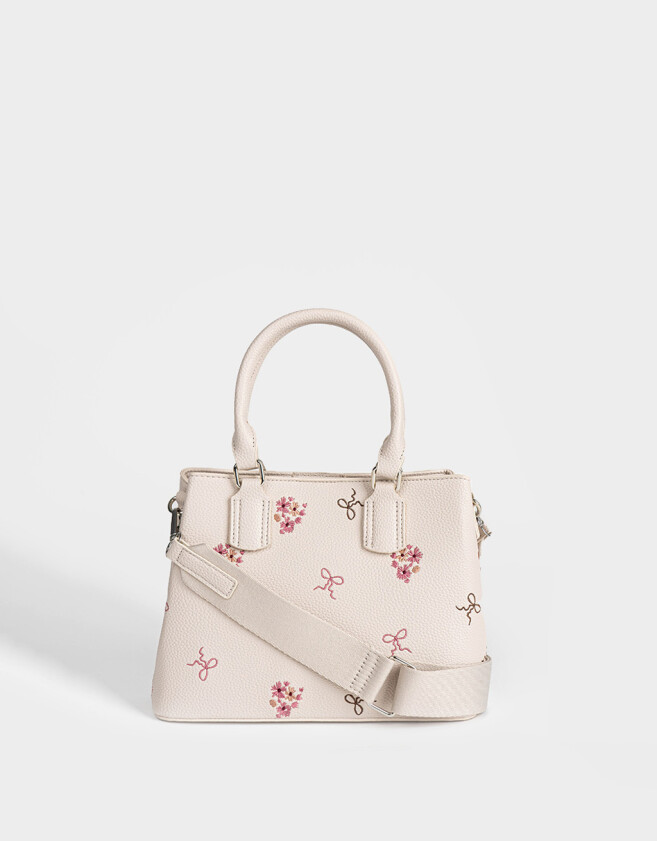 City Carteras Medianas - Estampado Flores