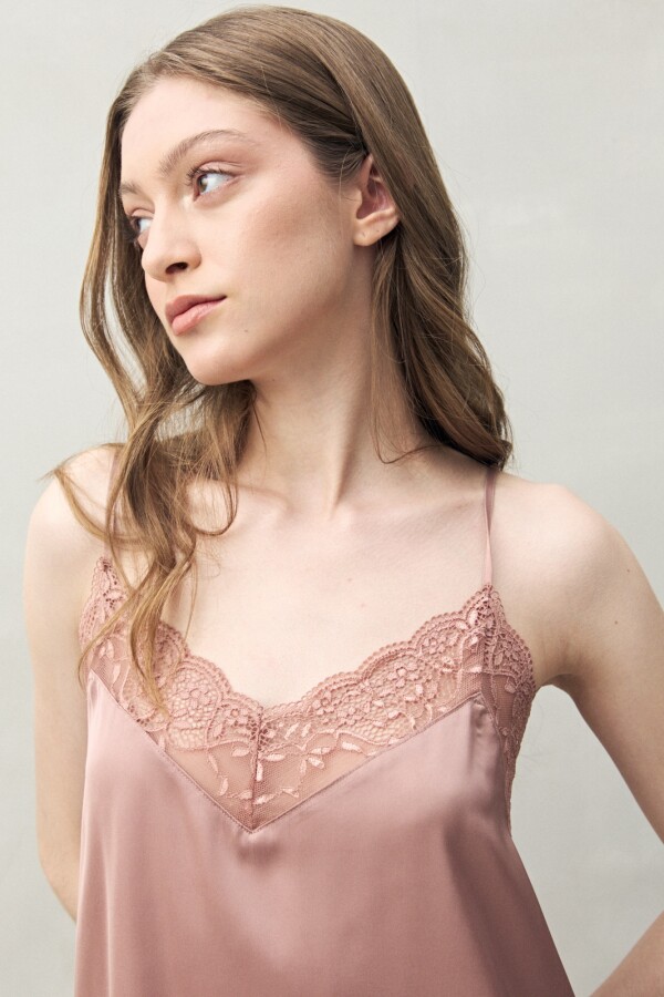 TOP TERESA Rosa Tostado