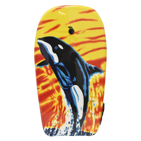 Tabla Morey Bodyboard Barrenadora Olas Surf Flotador 82Cm Amarillo Oscuro