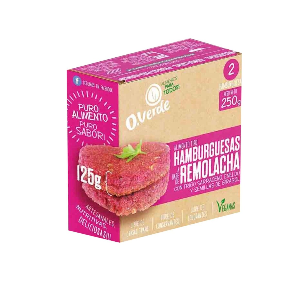 Hamburguesas De Remolacha Oro Verde 
