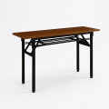 Escritorio plegable 1.20m Marrón oscuro