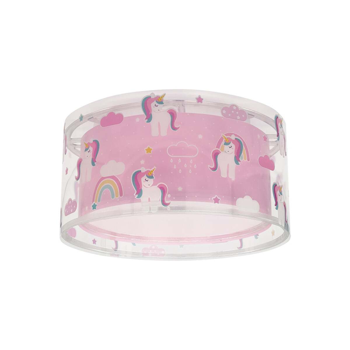 Aplique techo infantil UNICORNS rosa fluorescencia - DA0174 