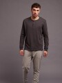 T-SHIRT M/L HENLEYW23 RUSTY Gris Oscuro