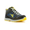 DIADORA Safety Shoes UPPER PU OUTSOLERUN MID S3S Gris Oscuro-Azul