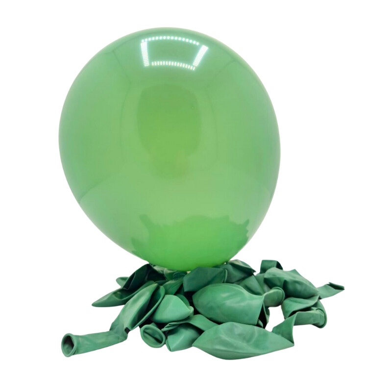 Globos Matte Tamaño R12 X25 Verde Pino Matte
