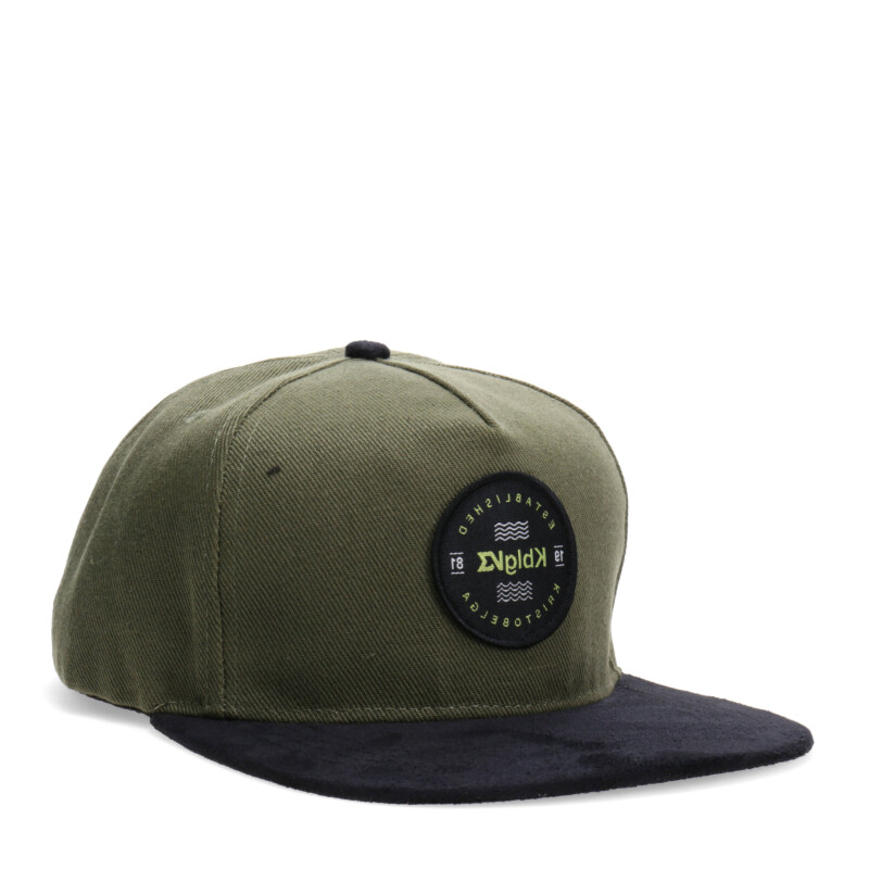 Gorro KristoBelga Visera Parche Verde - Negro