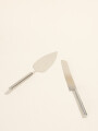 Accesorios Set Cuchillo Torta Plateado Color Unico