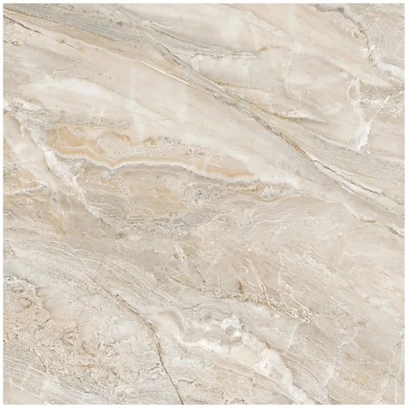Ceramica Marmolada Beige Brillo 56X56Cm Piso GAMAS DE BEIGE