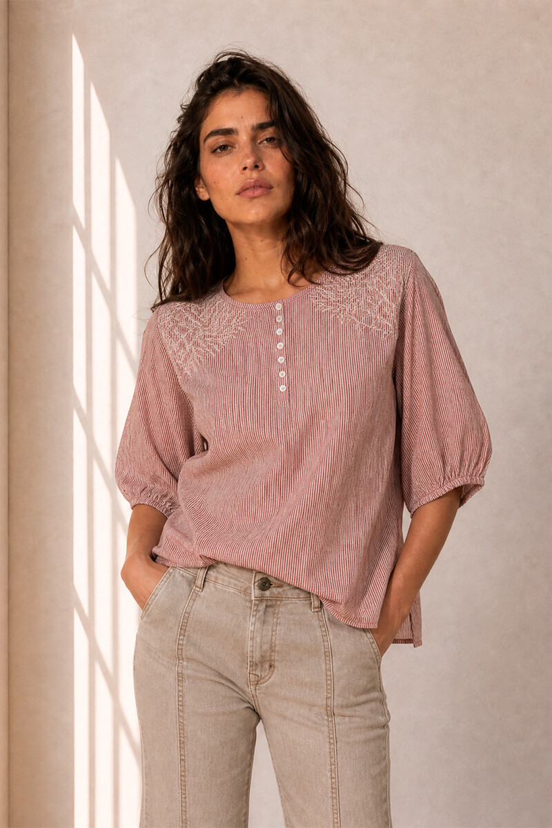 BLUSA CAETANA ROJO