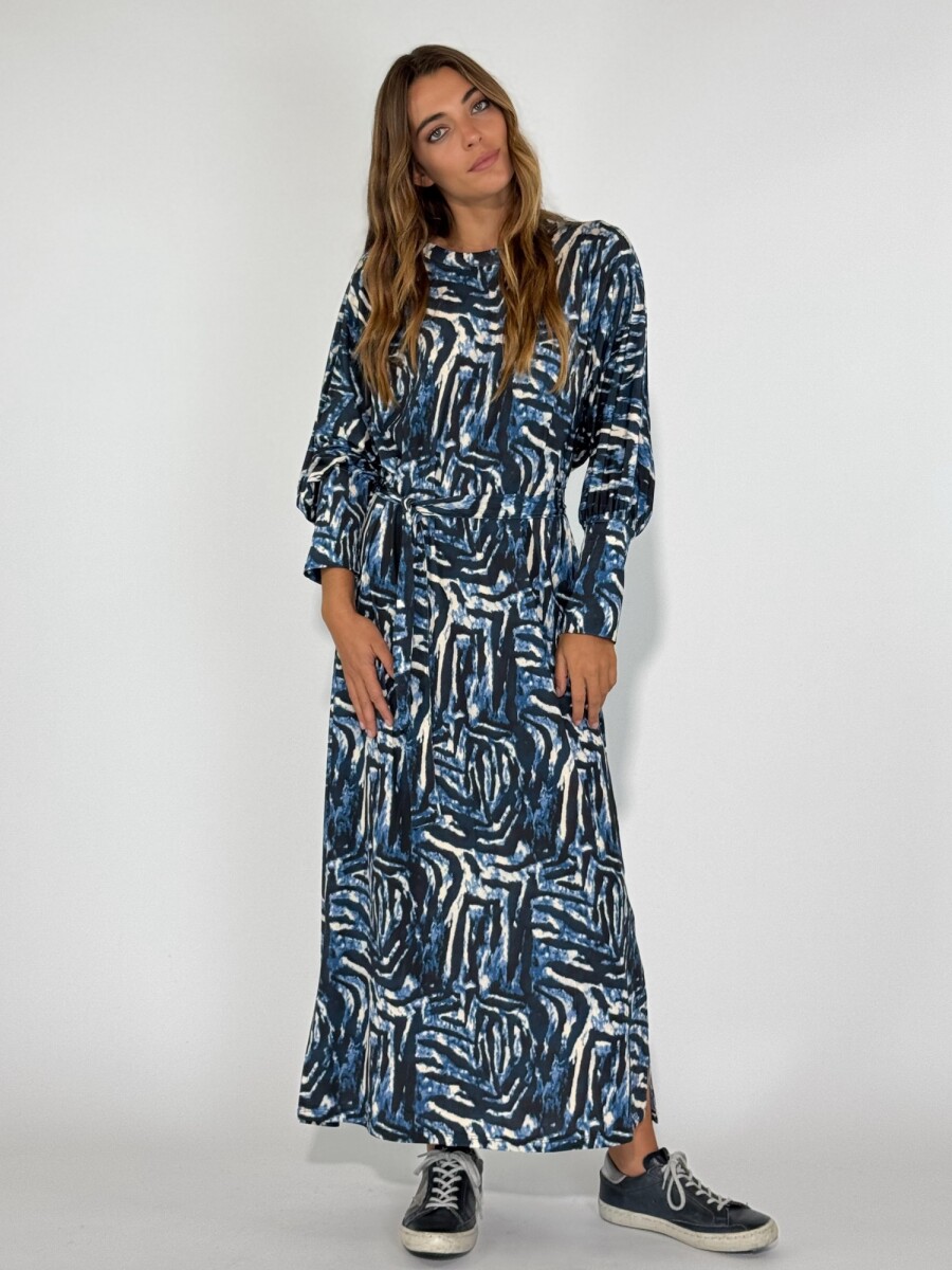 VESTIDO MORGAN - AZUL 