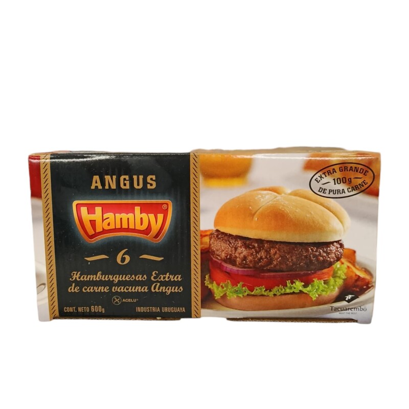 HAMBURGUESA HAMBY ANGUS X6 +SOLO PDE O WEB+ HAMBURGUESA HAMBY ANGUS X6 +SOLO PDE O WEB+