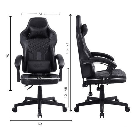 SILLA GAMER SHOT- STRIKE COLOR NEGRO 001