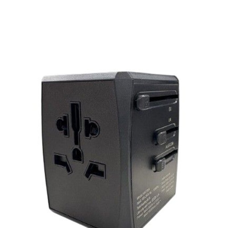 ADAPTADOR INTER.DE VIAJE 240V-8A NG.EUROAM./ARG./BR. GRANDE+USB ADAPTADOR INTER.DE VIAJE 240V-8A NG.EUROAM./ARG./BR. GRANDE+USB