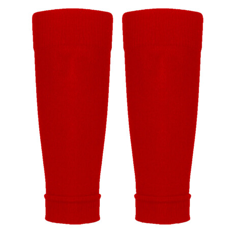 Medias Soportes Canilleras Pantorrilleras Elásticas Rojo