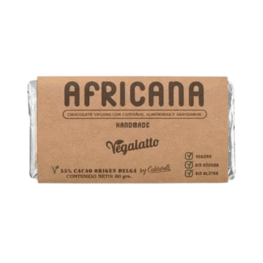 Chocolate Africana Vegalatto 60g Chocolate Africana Vegalatto 60g