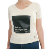 Muvem Ladies Print V Neck T-Shirt Amarillo