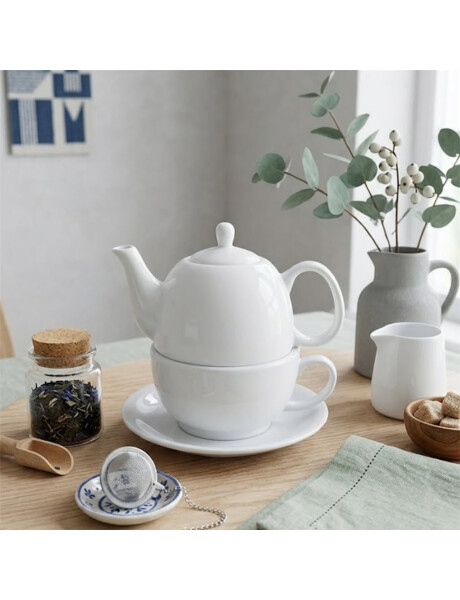 TEA FOR ONE 350ML PORCELANA BLANCO TEA FOR ONE 350ML PORCELANA BLANCO