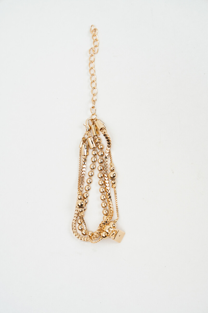 Brazalete Key - Dorado 