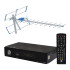 Antena Ledstar Ltv-2515 + Sintonizador De Tv Digital ltv-view PK SINTONIZADOR + ANTENA LTV-006