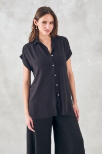 Blusa Manga Entera Negro