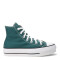 Championes Unisex Converse Chuck Taylor Lift Verde - Negro - Blanco
