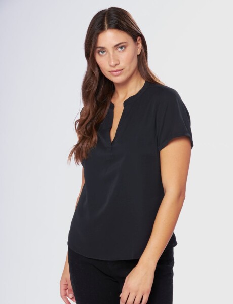 BLUSA MANGA CORTA Negro