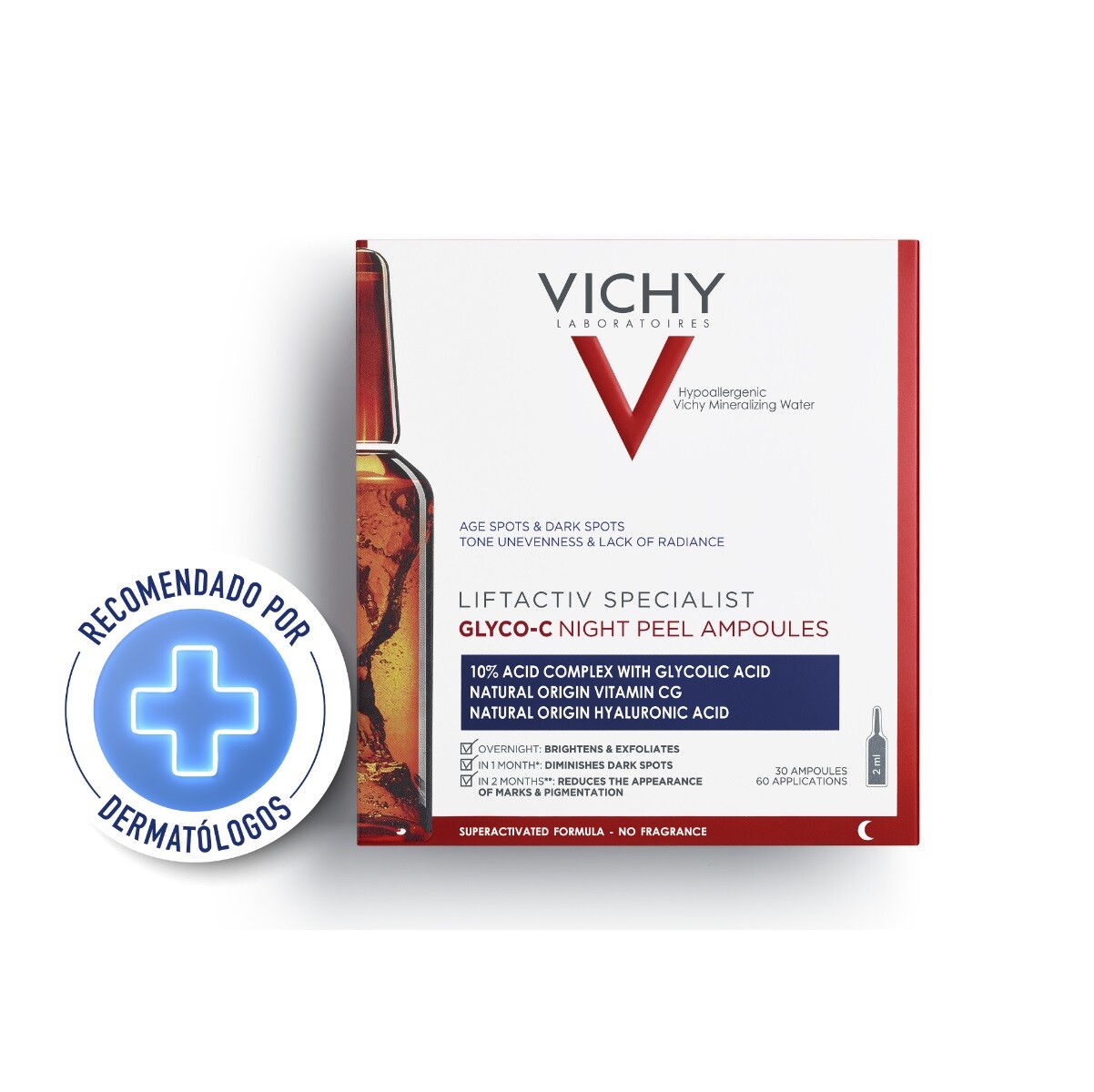 Vichy Liftactiv Glyco-c 30 Ampollas. 