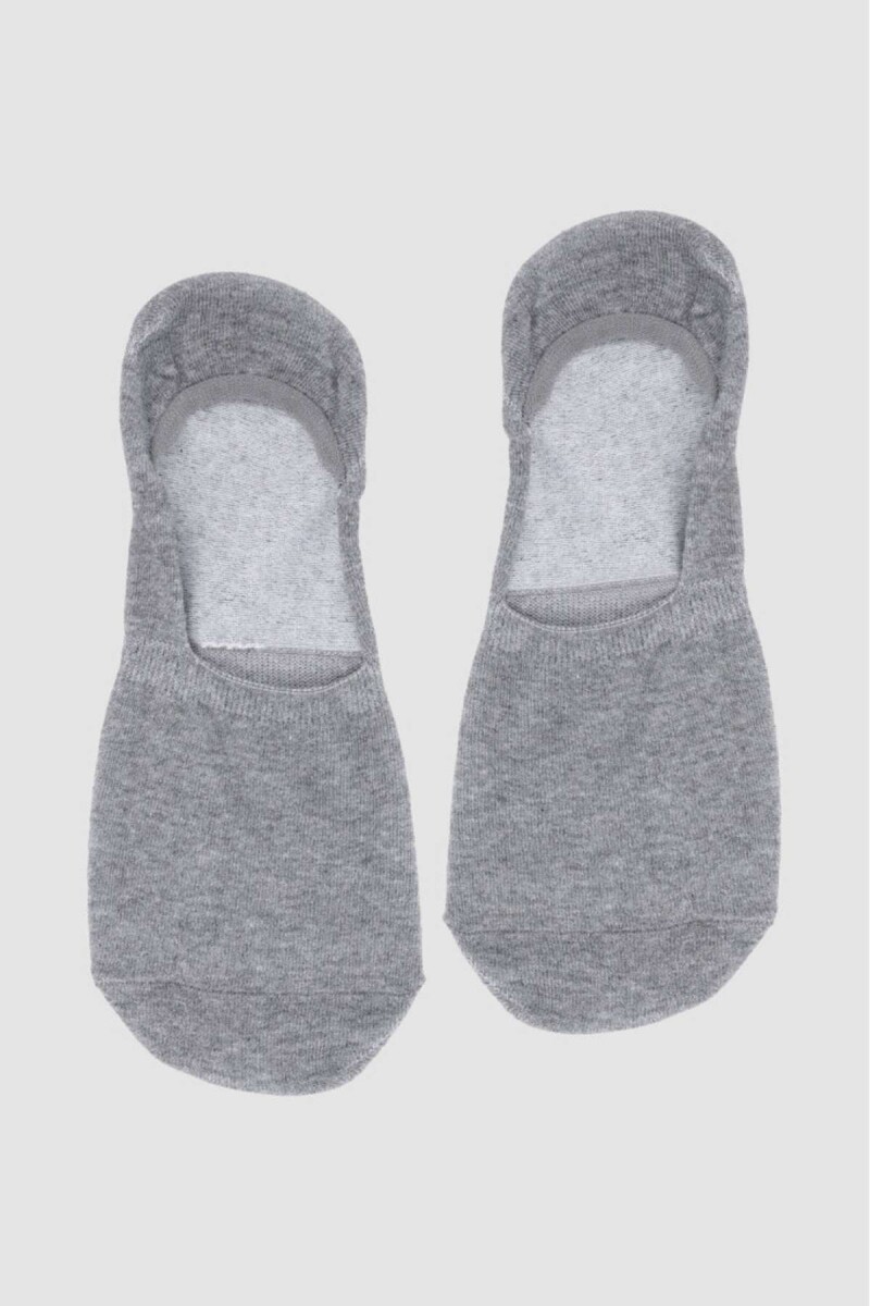 Medias invisibles individual - Gris melange 