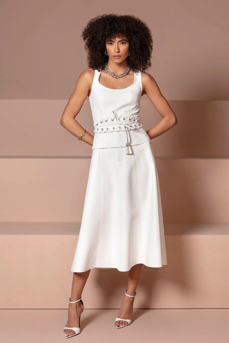 Falda Alexia Off White