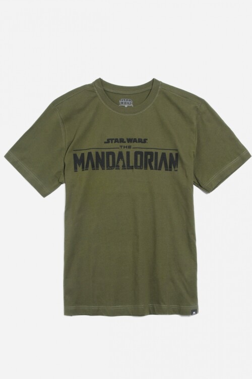 Camiseta hombre Mandalorian VERDE