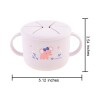 SNACK.SJ Taza De Silicona Para Snacks 6m+ Stephen Joseph - Elefante