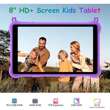 Tablet para niños Blackview modelo Tab 50 Kids Purpura