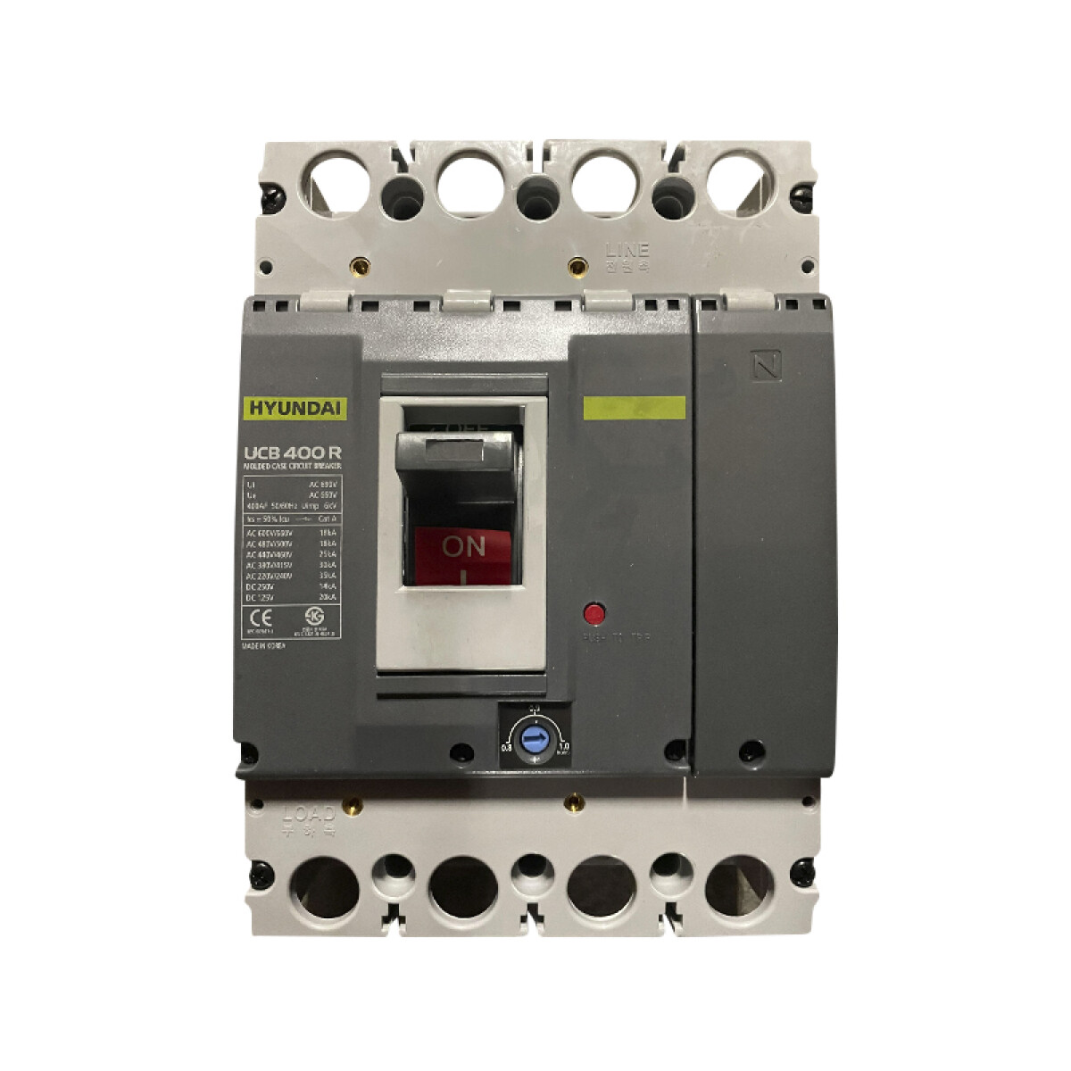 Llave industrial caja moldeada 4P 320-400A 30kA - HY4190 