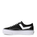 Championes de Mujer PONY Plataforma Casual Negro - Blanco