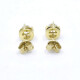 Caravanas En Oro 18K Con Brillante Caravanas En Oro 18K Con Brillante