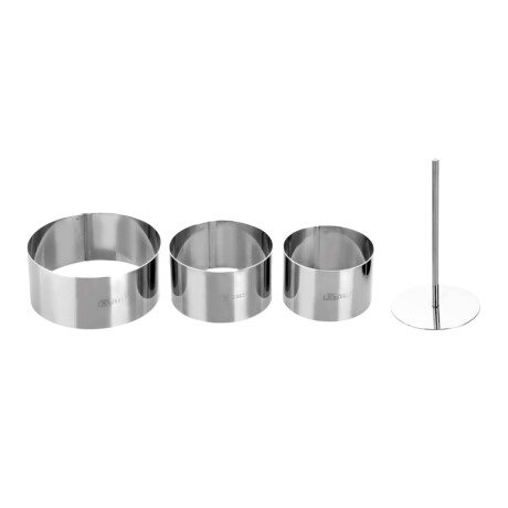 Aros Redondos Set 3 Unidades con Pisador Aros Redondos Set 3 Unidades con Pisador