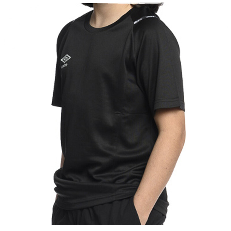 Bermuda Infantil Umbro Taped Junior Negro - Celeste