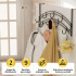 Perchero Para Puerta 9 Ganchos Moderno Colgante Organizador Colgar Ropa Imback Color Negro Perchero Para Puerta 9 Ganchos Moderno Colgante Organizador Colgar Ropa Imback Color Negro