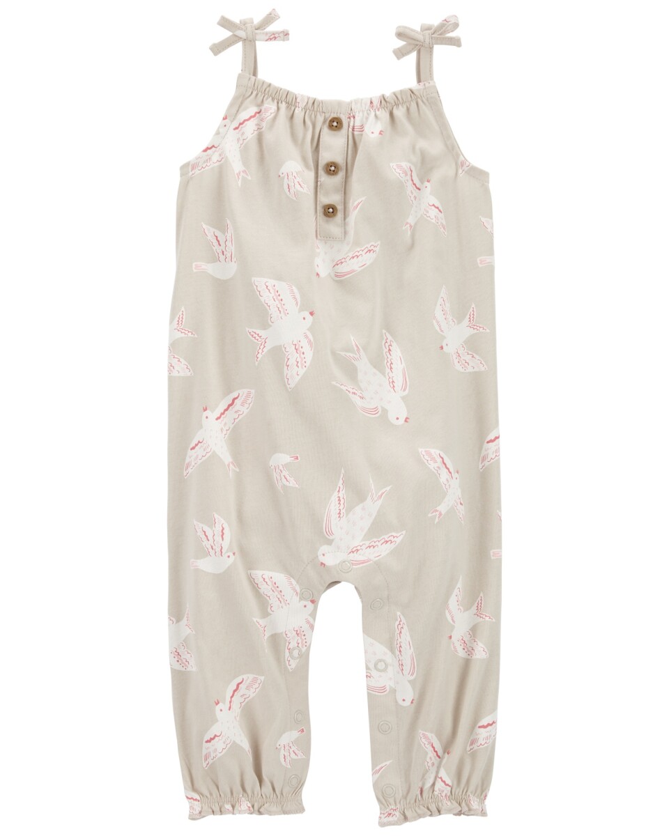Monito de Algodón Carters con Tirantes - KHAKI 