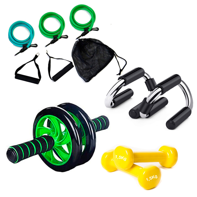 Kit Fitness Inicial Athletic Multicolor