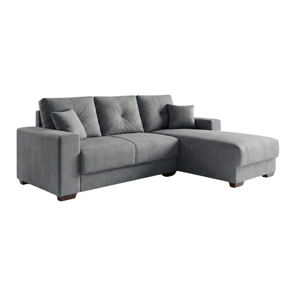 Sillón 3 cuerpos con Chaise Izquierdo - California Grafito