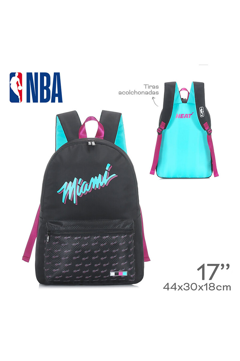 Mochila Miami Heat NBA Negro