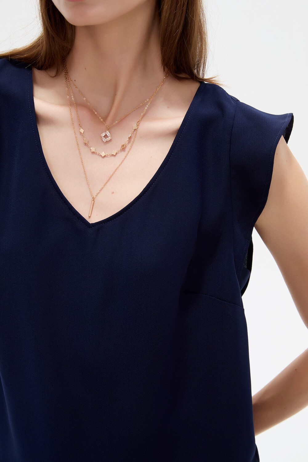 Blusa Area Azul Noche
