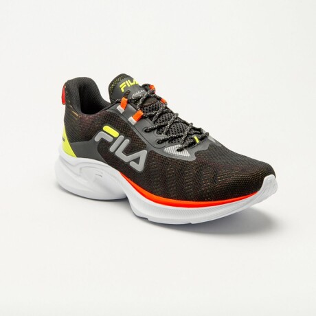 Champion Fila Running Hombre Racer For All Negro-Lima-Coral F01R0224419 S/C