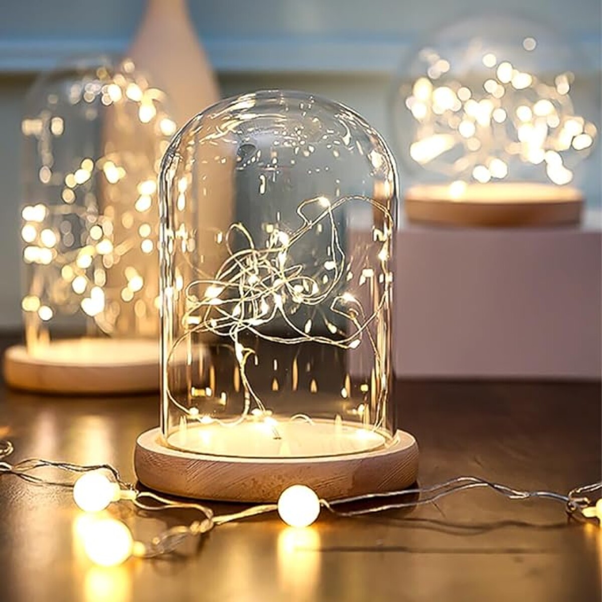 Cùpula de Vidrio con Luz 20.5cm 