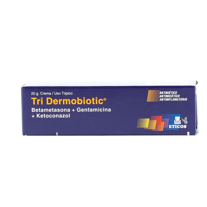 TRI-DERMOBIOTIC CREMA CJ X 20 GRAMOS única