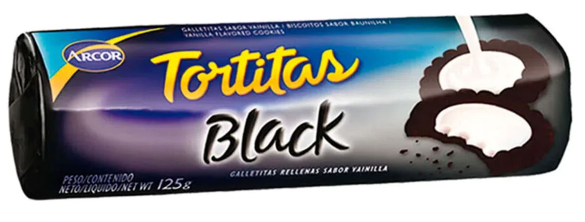 GALLETA TORTITAS ARCOR 125G BLACK 