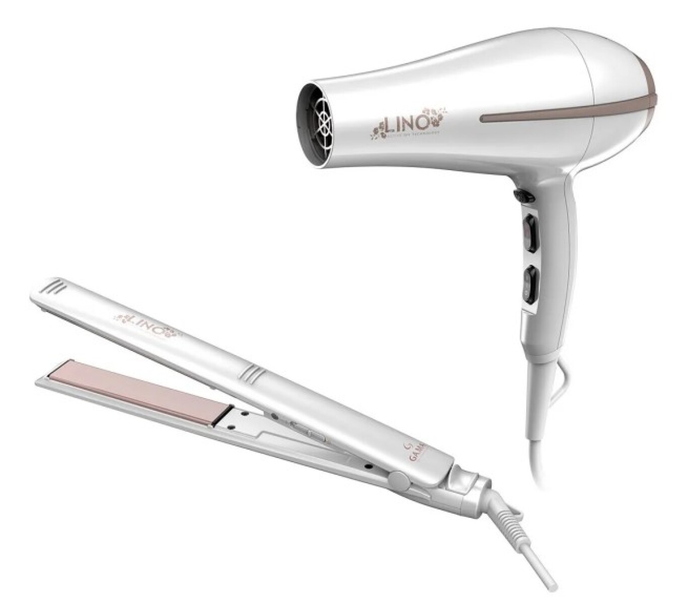Combo Pack Planchita Elegance Lino + Secador Bora Lino Eh 